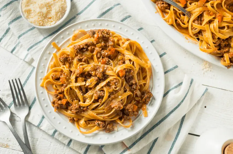 Slow Cooked Beef Ragu with Tagliatelle
