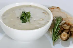 Creamy Chicken Mushroom Soup - Simple Home Cooked Recipes