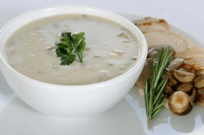 Creamy Chicken Mushroom Soup