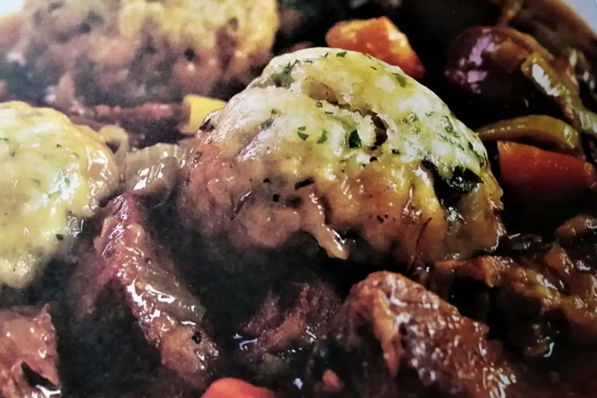 Slow Cooker Cidered Pork with Herby Dumplings Simple Home Cooked Recipes