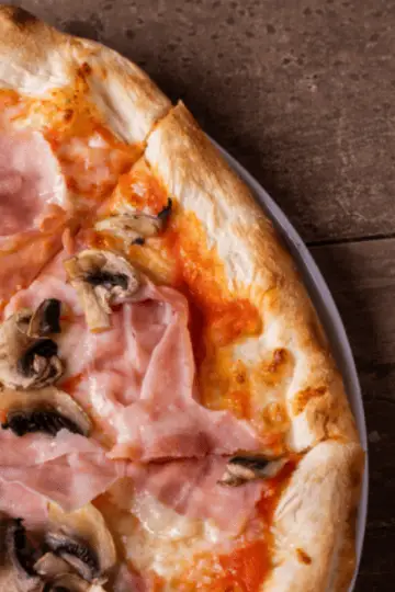 Ham and Mushroom Pizza