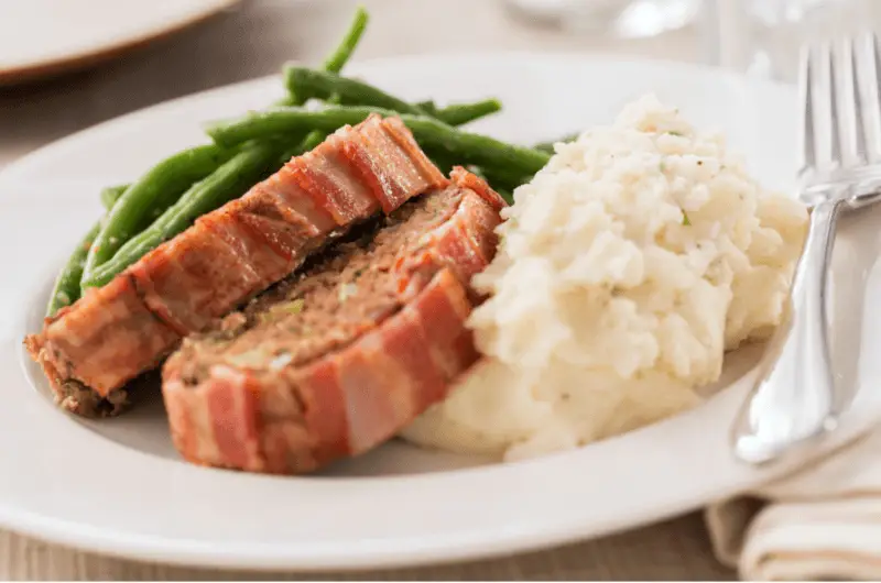 MeatLoaf Wrapped in Bacon