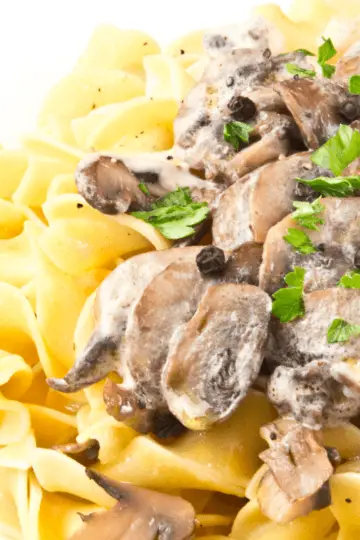 Mushroom Stroganoff