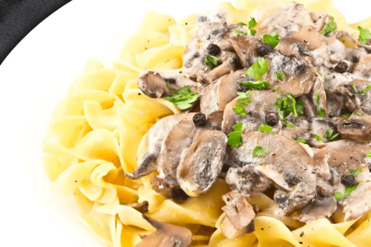 Mushroom Stroganoff