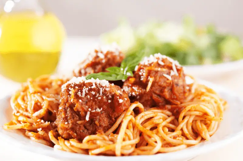 Spaghetti Meatballs in Tomato Sauce
