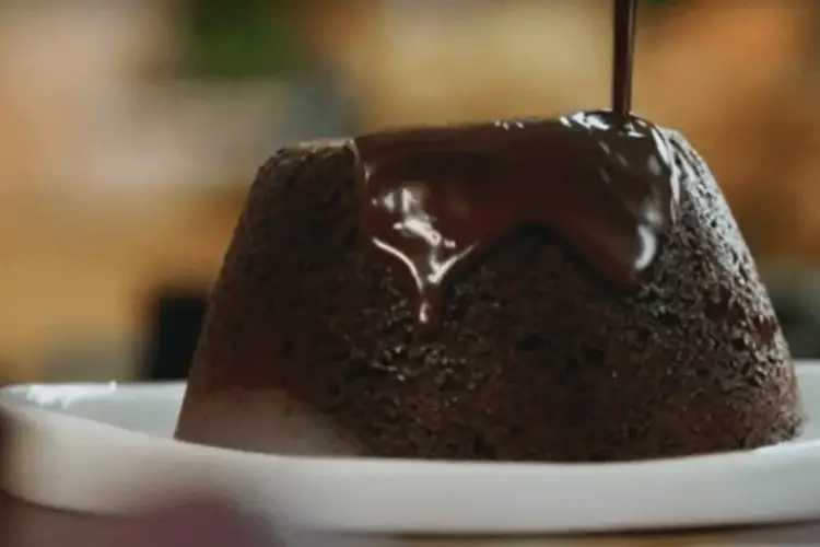 Steamed Chocolate Pudding with Creamy Chocolate Sauce
