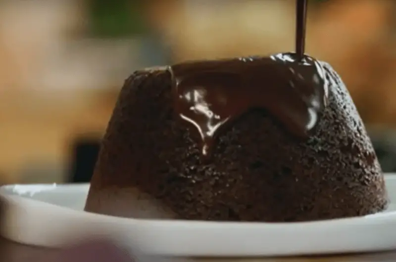 Steamed Chocolate Pudding with Creamy Chocolate Sauce