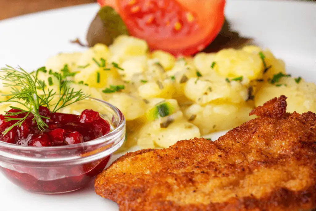Wiener Schnitzel with Austrian Potato Salad - Simple Home Cooked Recipes