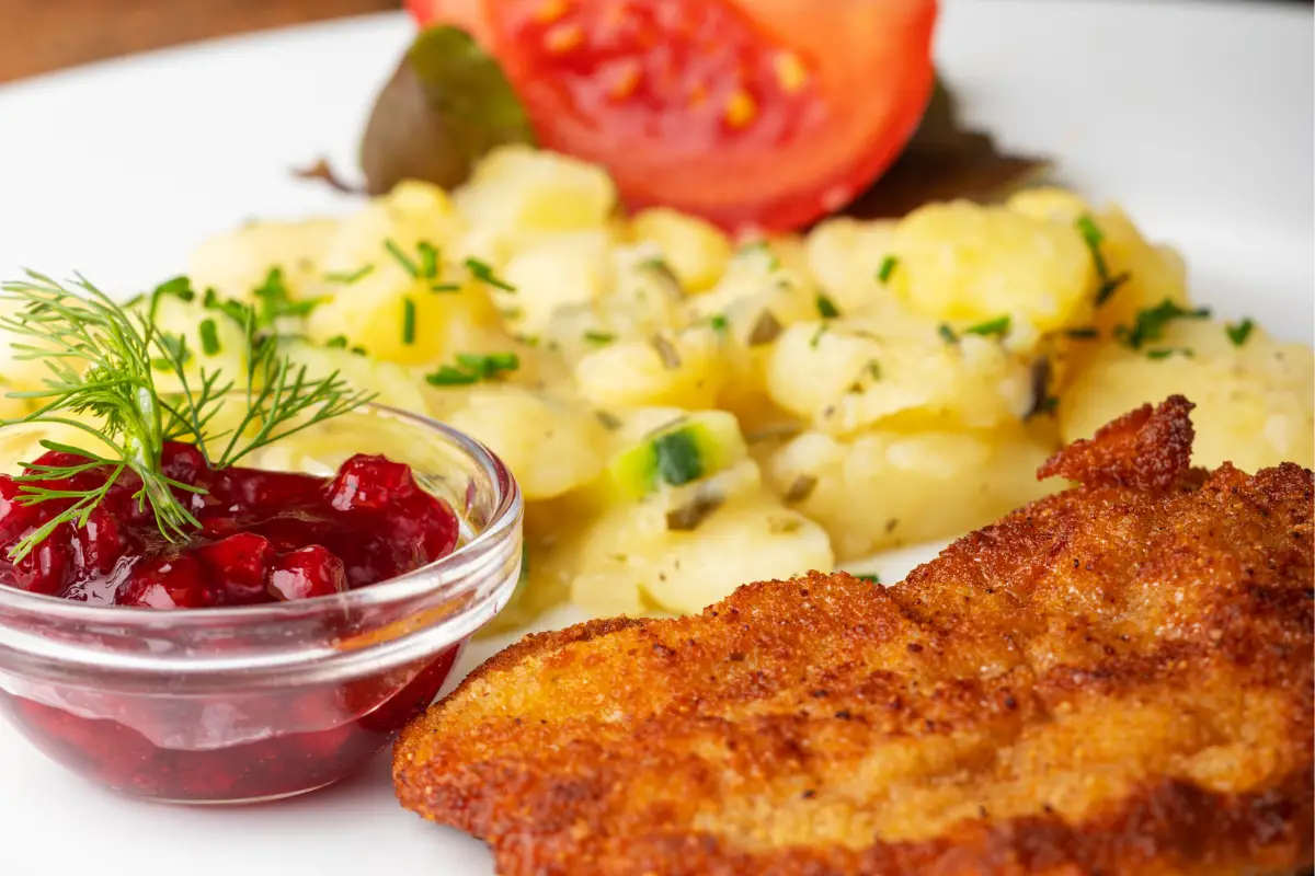 Wiener Schnitzel with Austrian Potato Salad - Simple Home Cooked Recipes