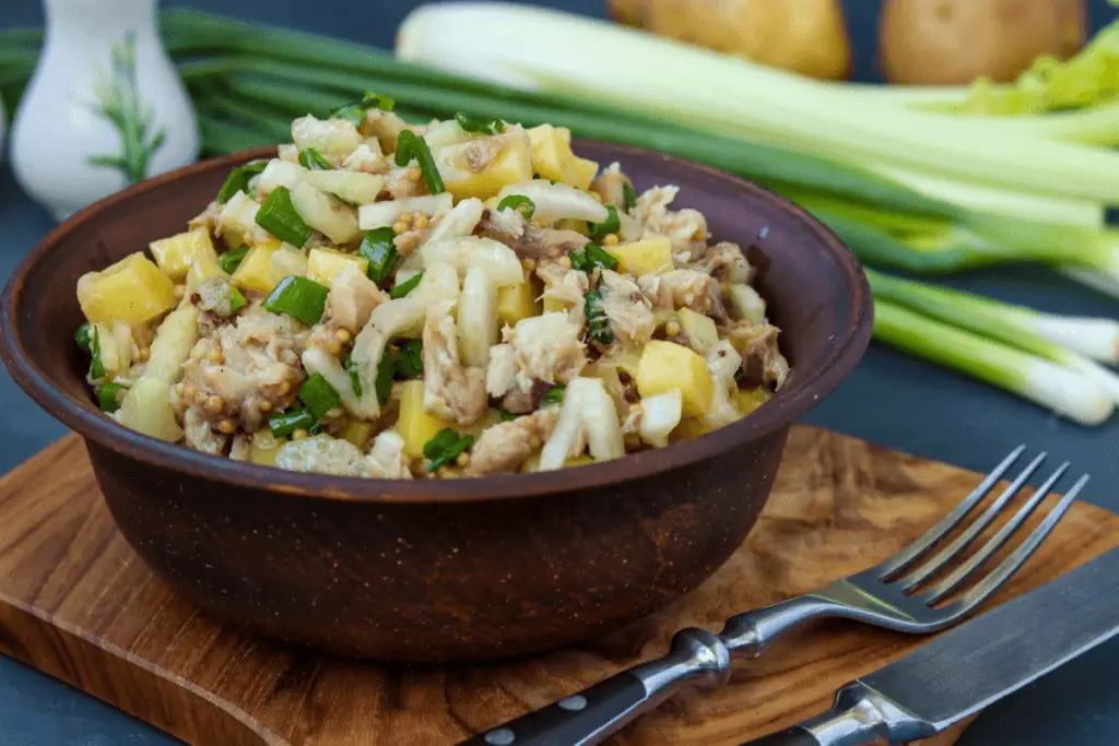 Cauliflower and Mackerel Salad