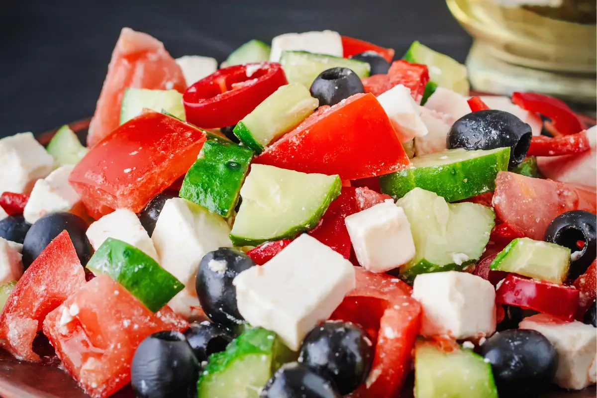 Traditional Greek Salad Simple Home Cooked Recipes