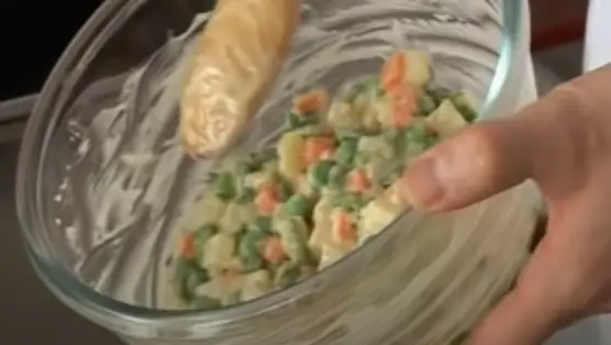 Mix Vegetables with Mayonnaise