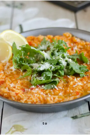 Red Pepper Risotto