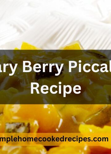 Mary Berry Piccalilli Recipe