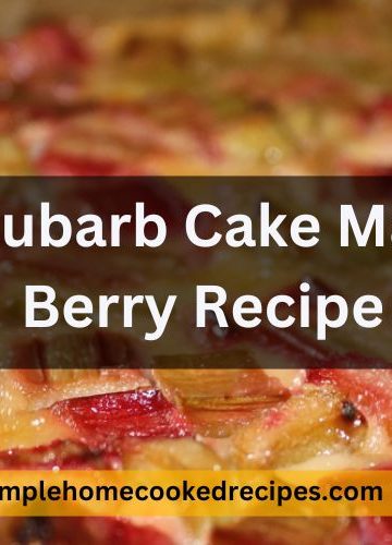 Rhubarb Cake Mary Berry Recipe