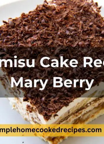 Tiramisu Cake Recipe Mary Berry