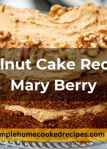 Walnut Cake Recipe Mary Berry