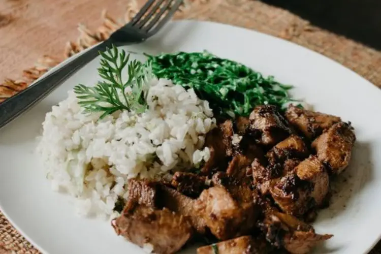 Chip Steak and Rice