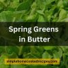 How To Cook Spring Greens In Butter