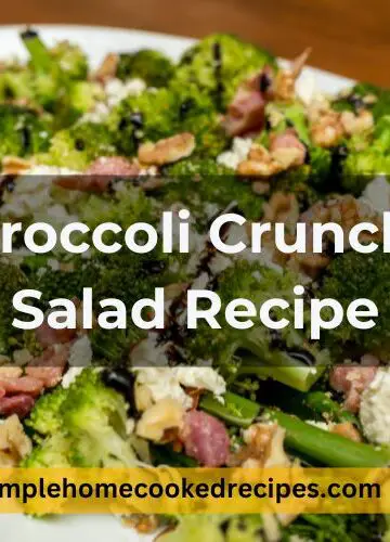 Broccoli Crunch Salad Recipe