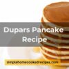 Dupars Pancake Recipe