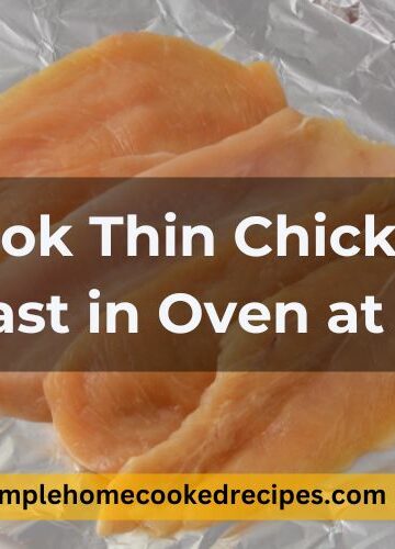 How Long to Cook Thin Chicken Breast in Oven at 400