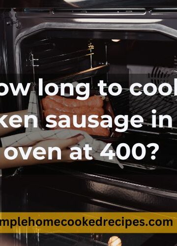 How long to cook chicken sausage in the oven at 400