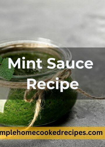 Marry berry Mint Sauce Recipe