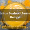 Lotus Seafood Sauce Recipe