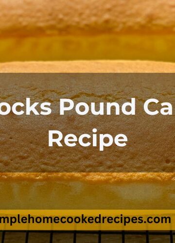 Stocks Pound Cake Recipe