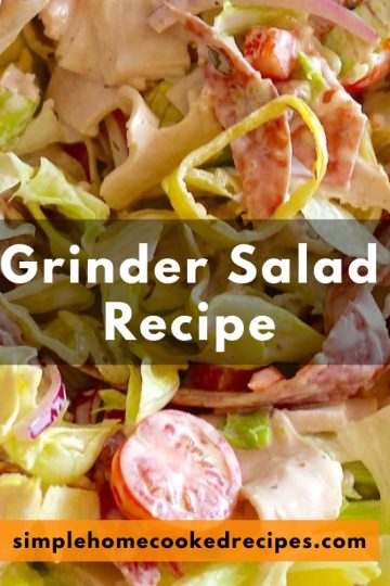 Grinder Salad Recipe