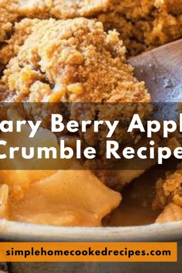 Mary Berry Apple Crumble Recipe