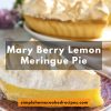 Mary Berry Lemon Meringue Pie