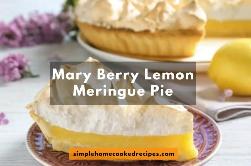 Mary Berry Lemon Meringue Pie Recipe