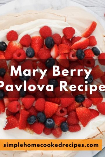 Mary Berry Pavlova Recipe