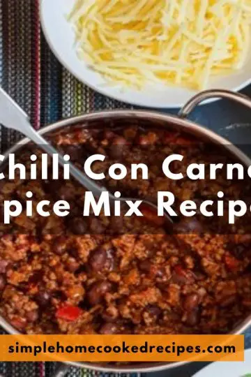 chilli con carne spice mix recipe