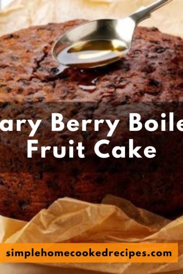 Mary Berry Boiled Fruit Cake Recipe