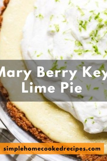Mary Berry Key Lime Pie