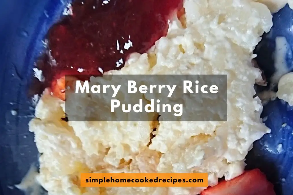 Mary Berry Rice Pudding