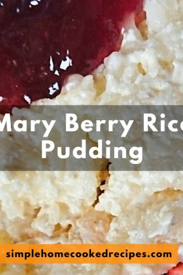 Mary Berry Rice Pudding