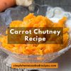 carrot chutney recipe