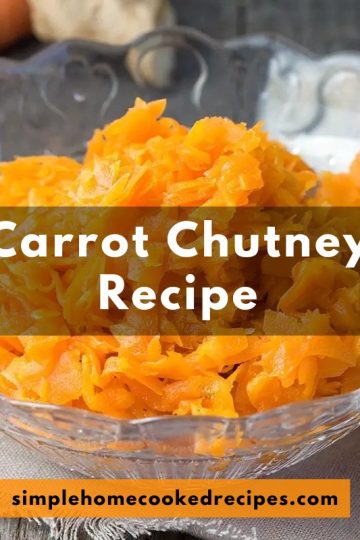 carrot chutney recipe