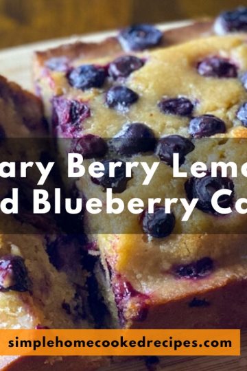 mary berry lemon and blueberry cake