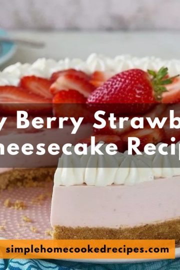mary berry strawberry cheesecake recipe