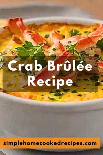 Crab Brûlée Recipe