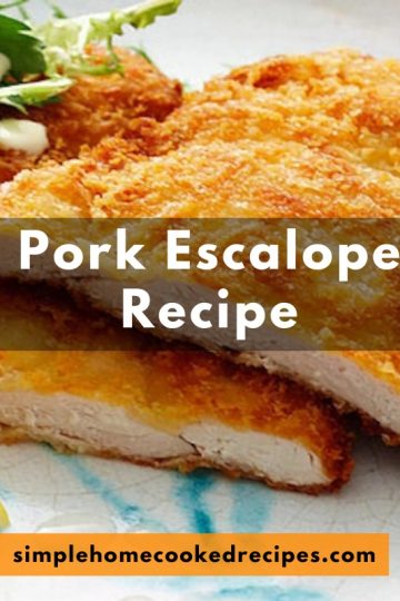 Pork Escalope Recipe