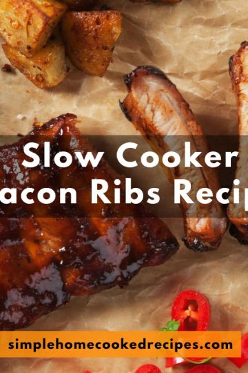 Slow Cooker Bacon Ribs Recipe