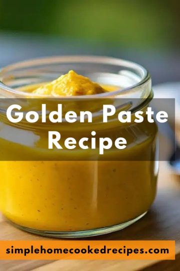 Golden Paste Recipe