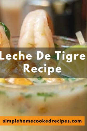 Leche De Tigre Recipe