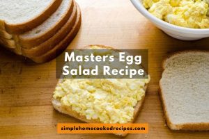 Masters Egg Salad Recipe